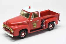 First Gear 1/34 Scale 10-1540 1953 Ford F100 Pick Up Fire C.F.D Inspector TRUCK
