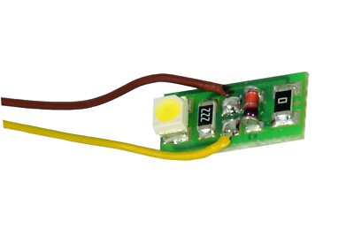 HO Scale Accessories - 6006 - House illumination with 1 LED warm-white,10 piece