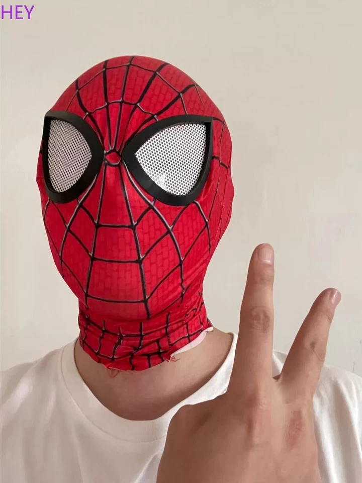 Качественный эластичный материал супер герой кино Spider Man 2 маска косплей костюм реквизит - Изображение 4 из 4