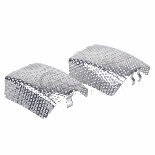Chrome Front Brake Caliper Insert Set Cover For Harley Street Road Glide FLTRX - Foto 8 di 11