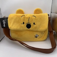Disney Winnie The Pooh Plush Figural Crossbody Bag.