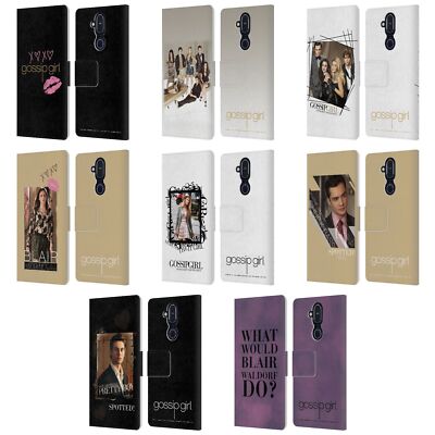 OFFICIAL GOSSIP GIRL GRAPHICS LEATHER BOOK WALLET CASE COVER FOR NOKIA PHONES