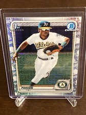 2020 Bowman Chrome Mega Box Prospects Robert Puason Rookie Card Athletics RC SP