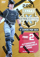 2021 Panini Elite Extra Edition Blaster Box with 2 Auto's -New Factory Sealed