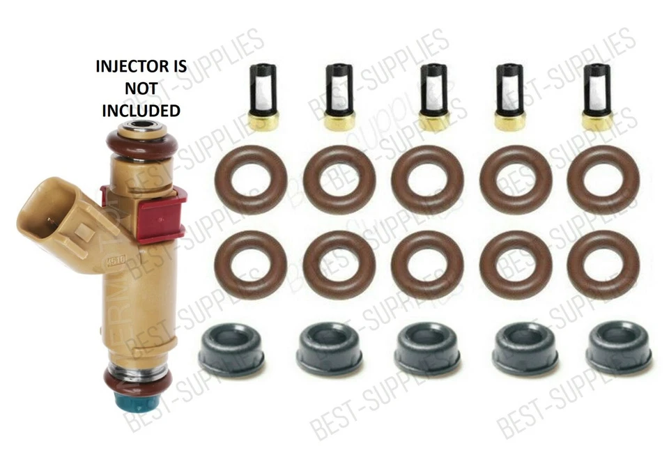Kit de reconstrucción de inyectores de combustible para 4510 para 04-10 Volvo C30 S40 V50 2,4 L I5 8627815 Foto 2 de 2
