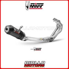 SCARICO COMPLETO MIVV OVAL YAMAHA XSR 900 850 2019- CARBON with carbon cap ORIGI