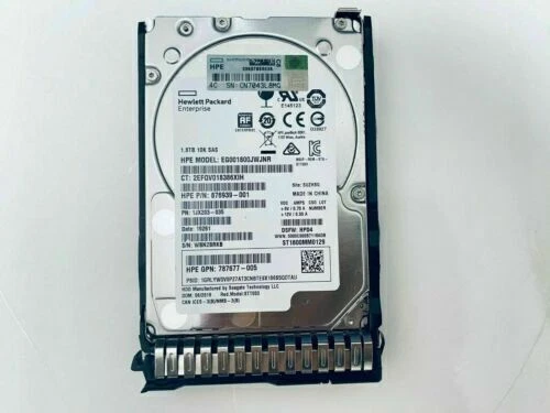 For HPE 872481-B21 872738-001 1.8TB SAS 10K 12Gb/s 2.5" 512E HDD Hard Drive - Image 2 of 4
