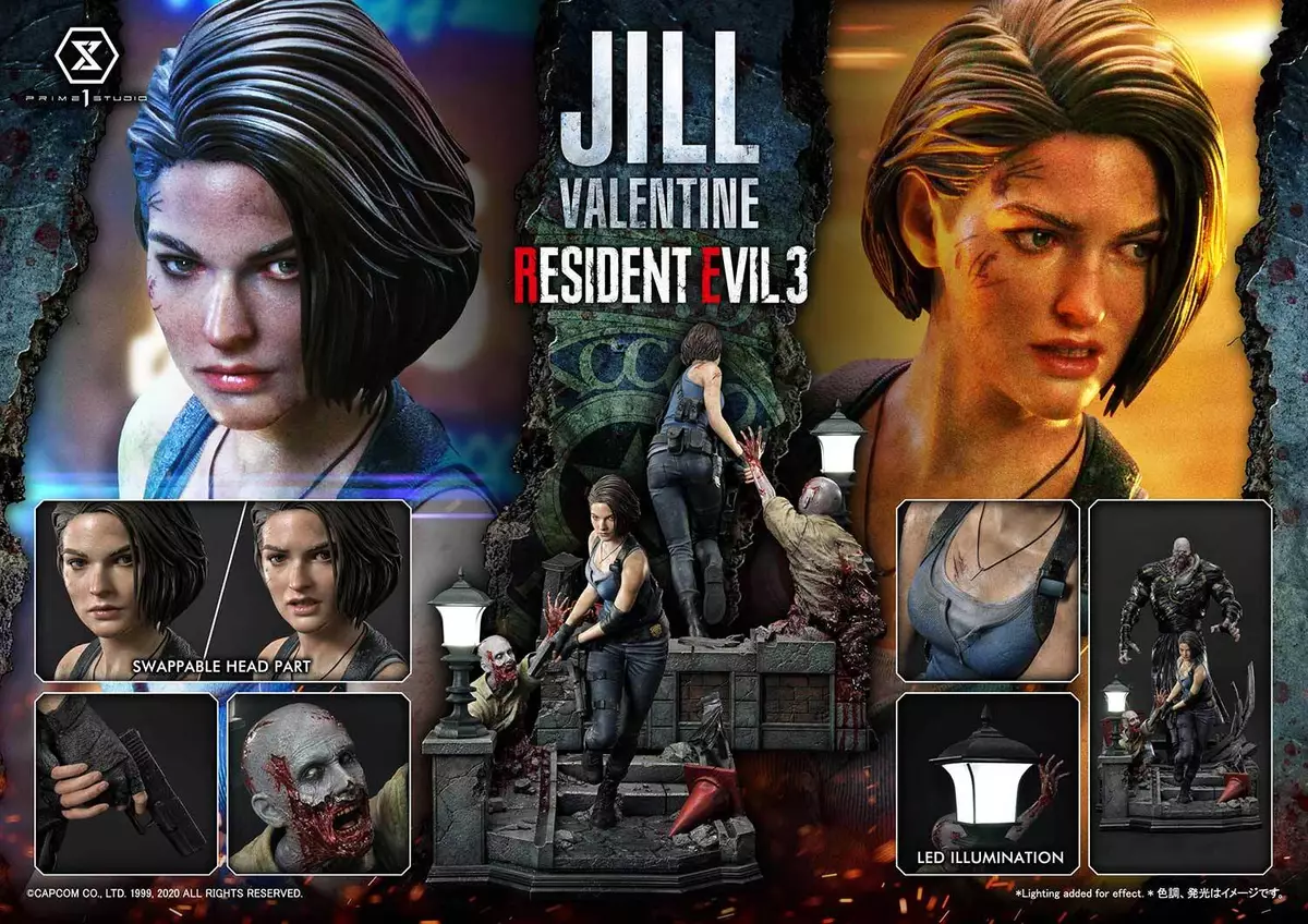 Jill Valentine Quarter Scale Statue by Prime 1 Studio