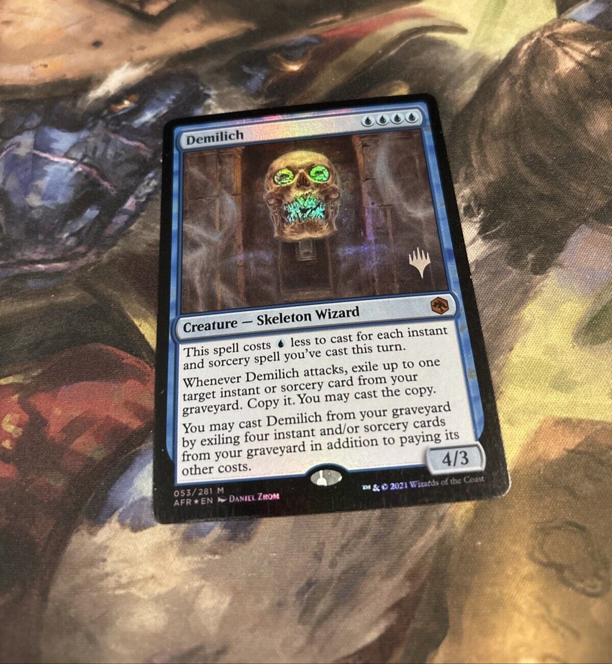 Demilich FOIL (Promo stamp)  Adventures in the Forgotten Realms NM (468581)