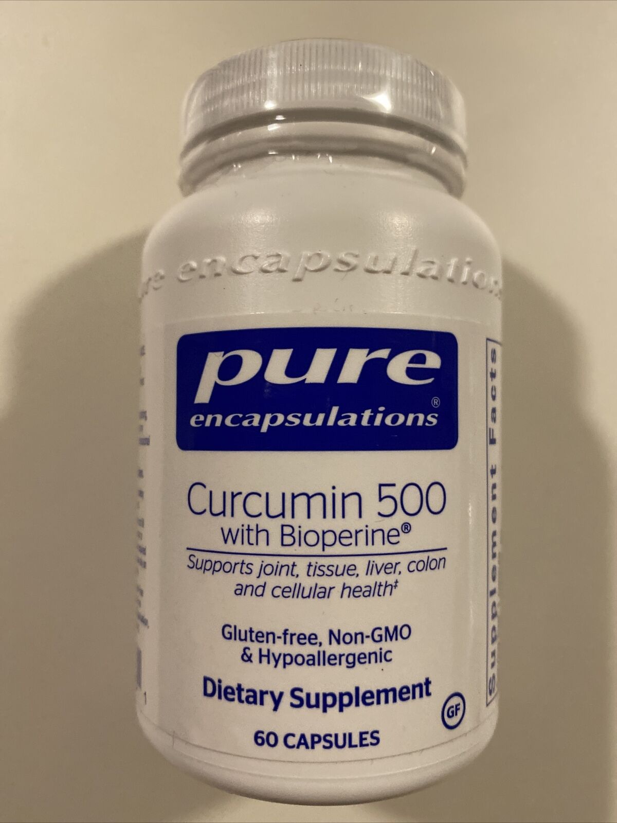 Pure Encapsulations Curcumin 500 with Bioperine Antioxidants, 60 Caps 12/2022