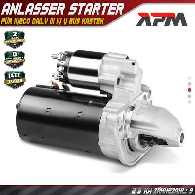 Anlasser Starter 2,0KW 9 Zähnez. für Iveco Daily III IV V Kasten Renault Trucks
