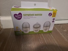 Parent's Choice Simplyst Bottle, 0 Months, 3 Pack, 9 floz BPA Free Slow Flow