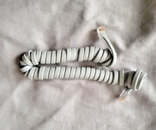 Grey Telephone Handset Cord