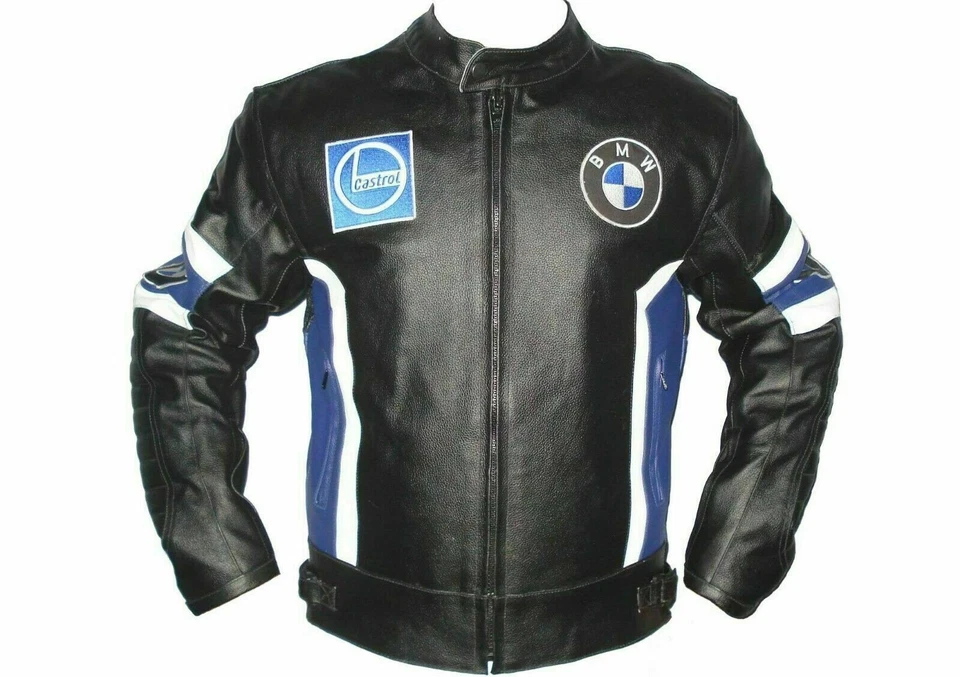 BMW JACKET MOTORBIKE LEATHER JACKET MOTORCYCLE JACKET LEDER CE BIKERS JACKET Foto 2 de 4