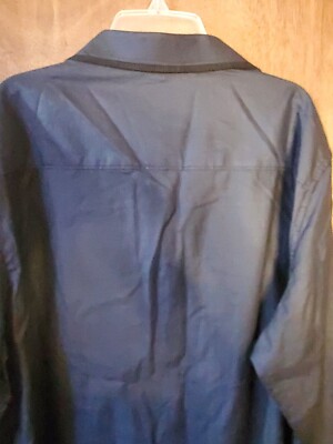 Rock & Republic Men's XL Shirt Blue Long Sleeve Button Up Two Pockets Excellent