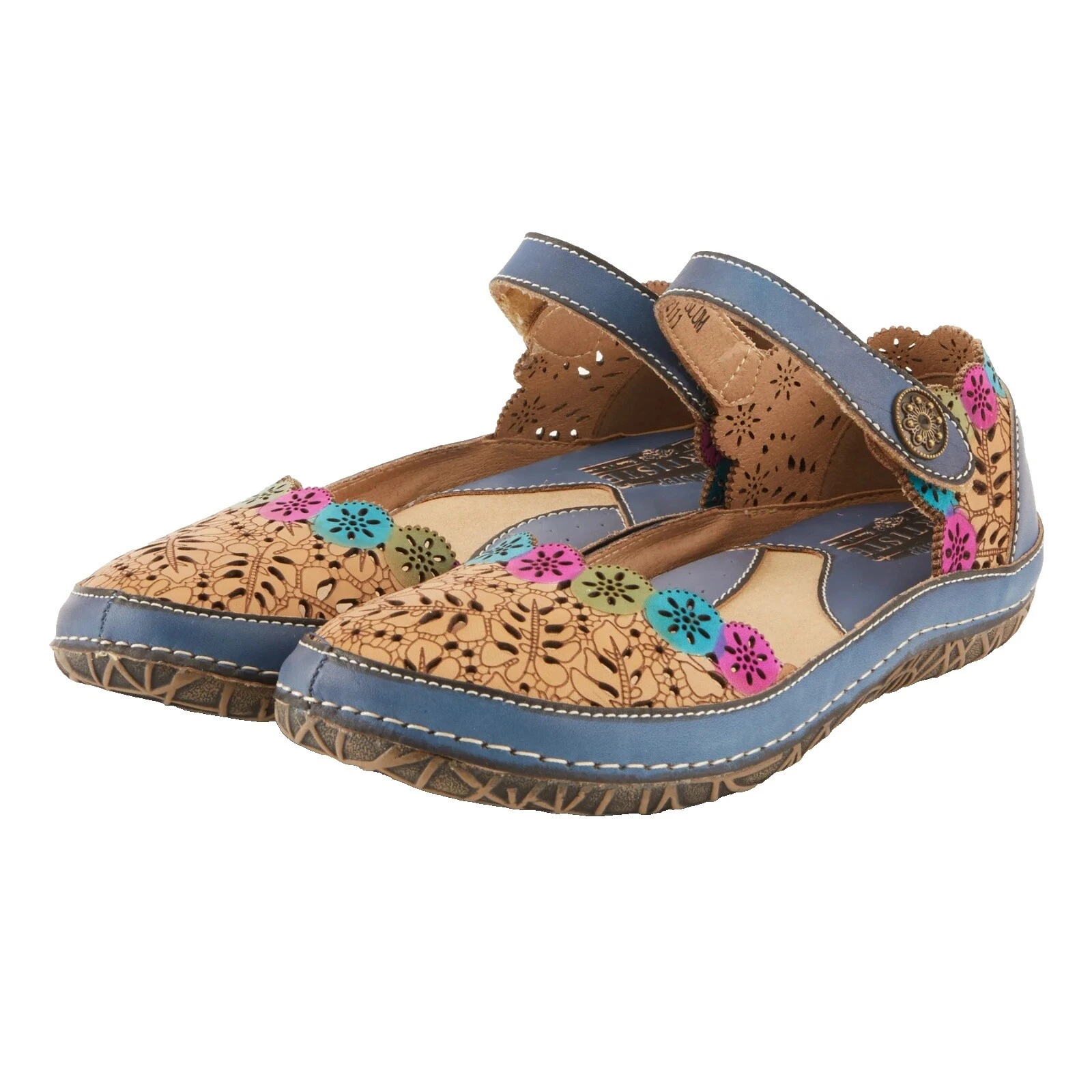 Planos planos florales para mujer Spring Step