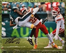 JUAN THORNHILL Kansas City Chiefs Autographed / Signed 11x14 Photo BLK Ink