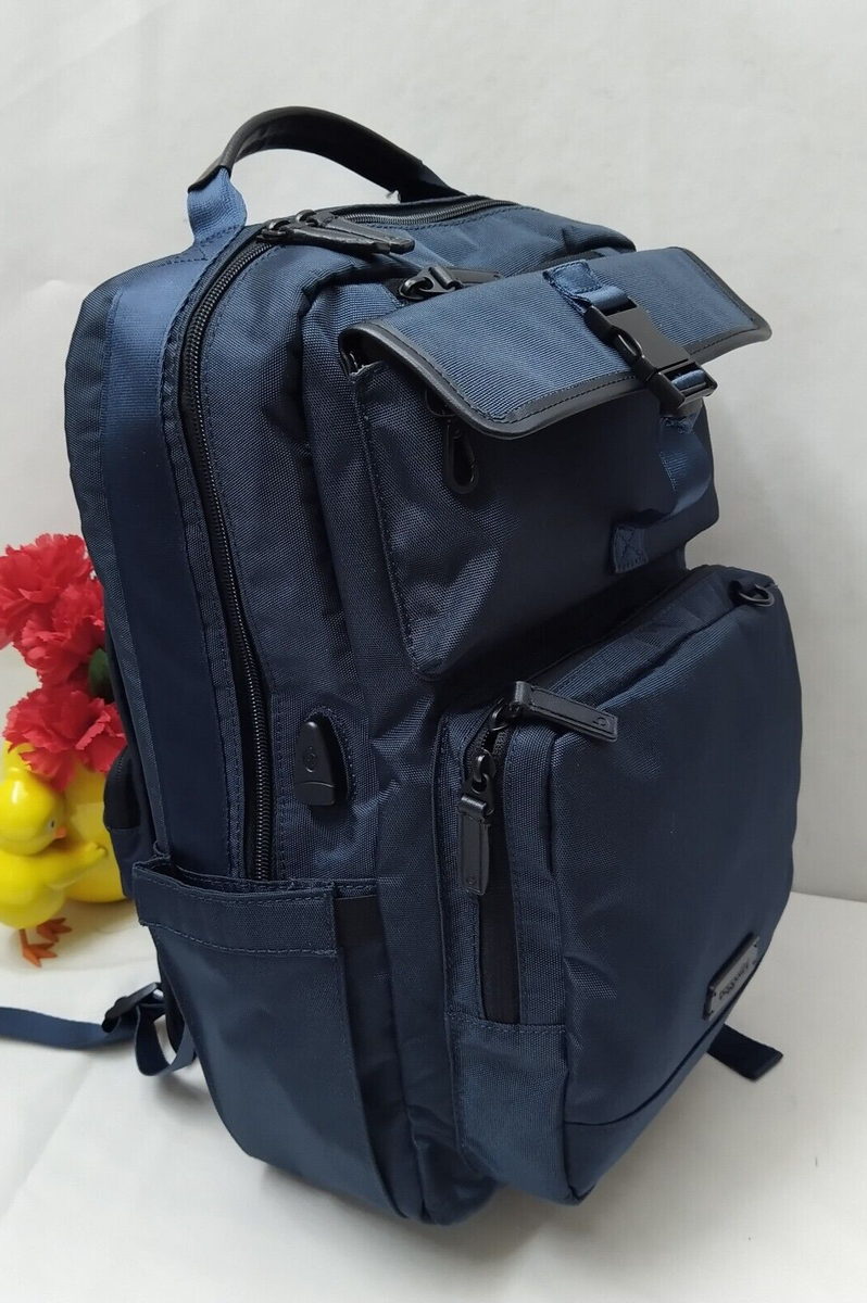 Baggallini Navy Nylon Commuter Laptop Light Weight Backpack  display picture 1
