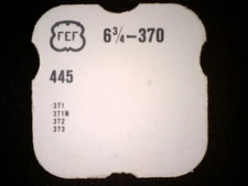 NOS Fleriur #445 Setting Lever Spring / Set Bridge - Cal 370