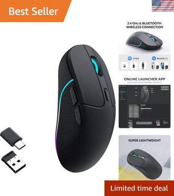 Customizable M3 Wireless Mouse - 70 Hours Battery Life & Lightweight Ergonomics