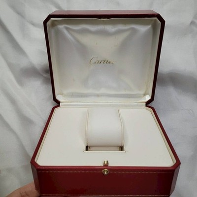 Authentic Cartier Watch Box CO1018 Red Box Inner White Used Presentation Box