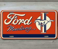 Ford Mustang 6 X 12 Novelty Aluminum License Plate Made In Usa New