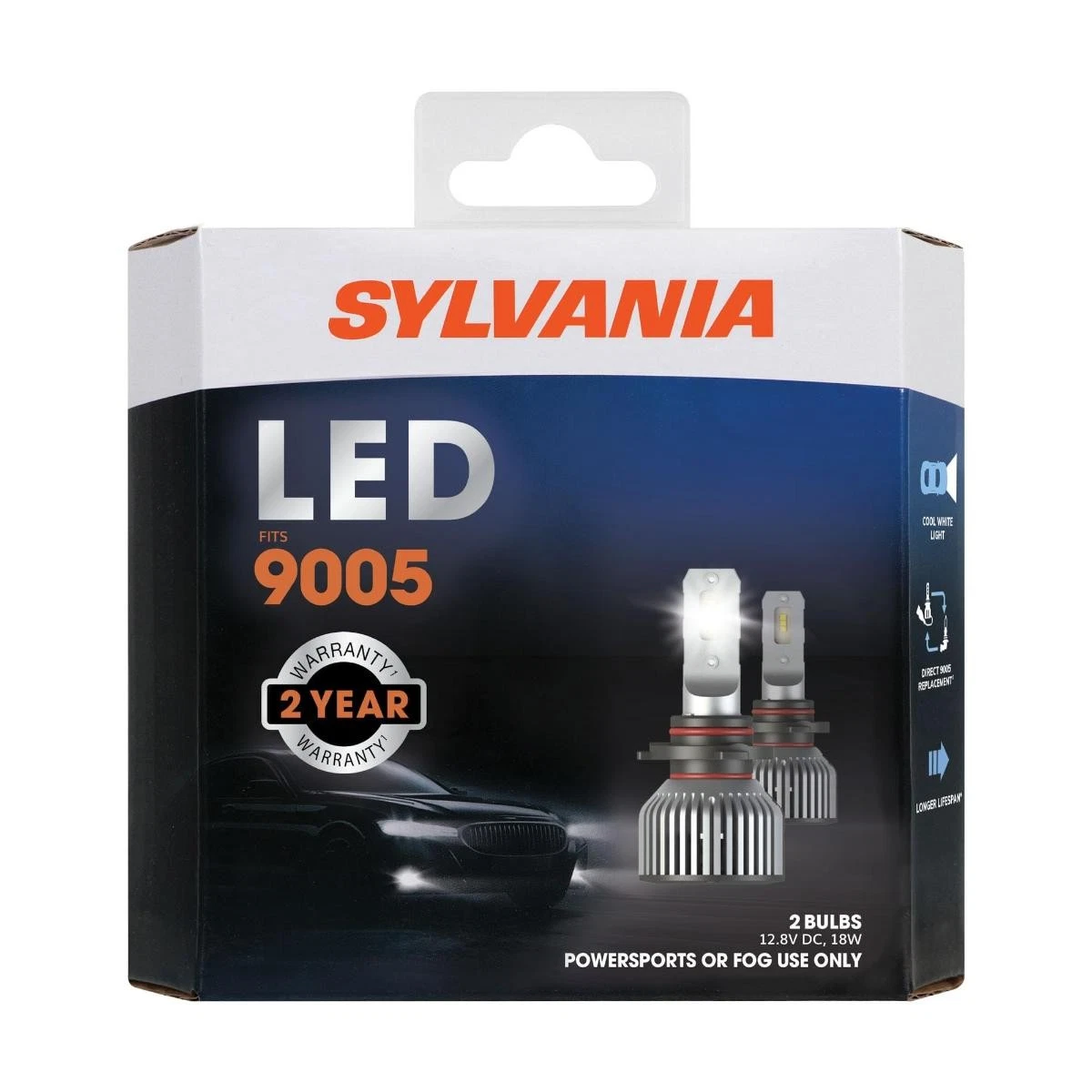 SYLVANIA 9005 LED - Fog Lights for Cars & Trucks - Headlight Bulbs for Off Road