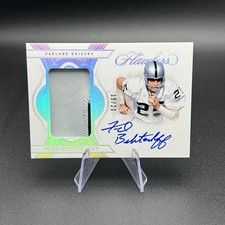 2025 Panini Flawless All Pro Ink Siver Patch Auto Fred Biletnikoff #PA-FBF /20