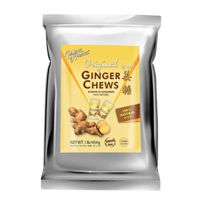 Original Prince of Peace Ginger Chews 1 lb Bulk Candied Ginger Candy Pack