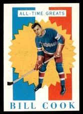 1960 Topps Hockey #10 Bill Cook NM/MT