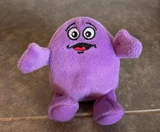 TY McDonald's Grimace Teenie Beanie Baby Plush Toy 4 inch NO package