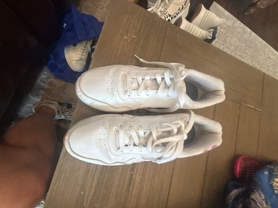 Reebok Royal Glide White Sneakers with Memory Tech Comfort Footbed