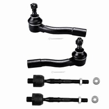4pcs Front Steering Inner And Outer Tie Rod L...