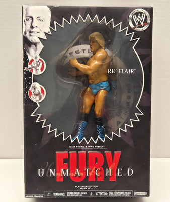 RIC FLAIR - WWF WWE WCW Jakks Pacific Unmatched Fury Platinum