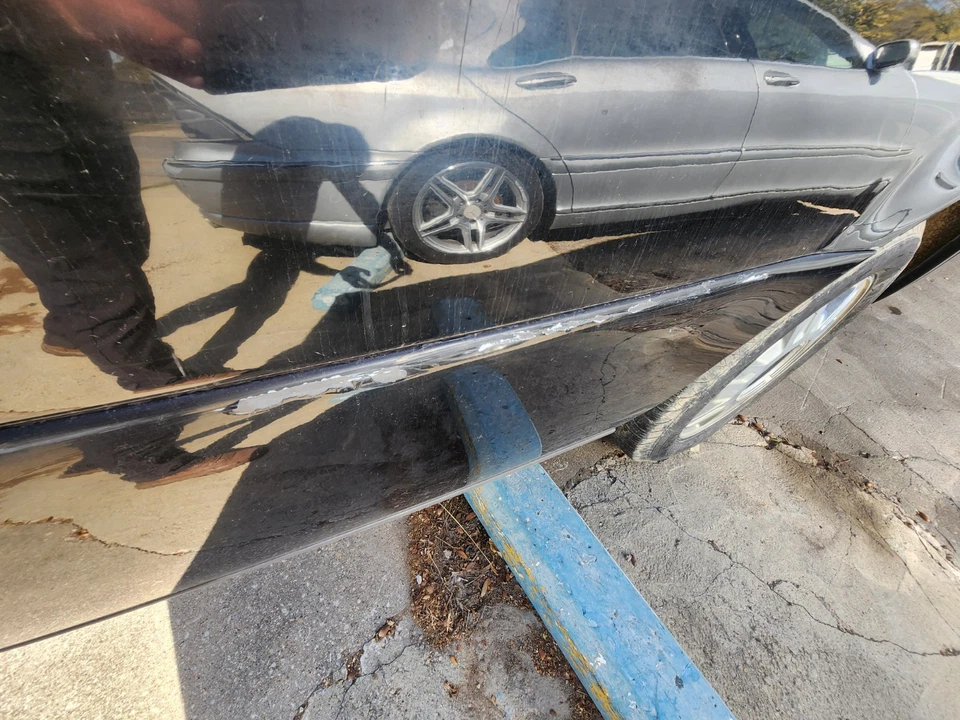 2000 2001 2002 2003 2004 2005 CADILLAC DEVILLE REAR BUMPER BLACK # 2 - Image 4 of 4