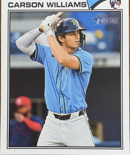 2026 Topps Series 1 - Carson Williams Rays #25 RC Rookie Presale