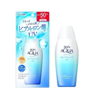 Rohto Skin AQUA UV Super Moisture Gel Sunscreen 110g SPF50+ PA++++