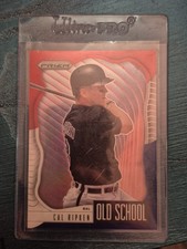 2021 Panini Prizm - Old School Cal Ripken #OS-9 Red White & Blue Prizm