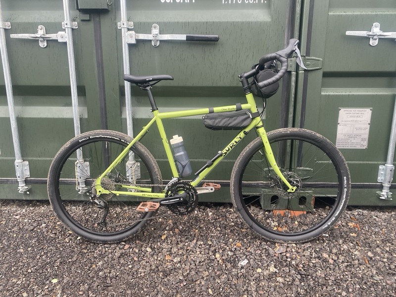 Surly Disc Trucker Bike Pea Lime Soup Green, 52cm