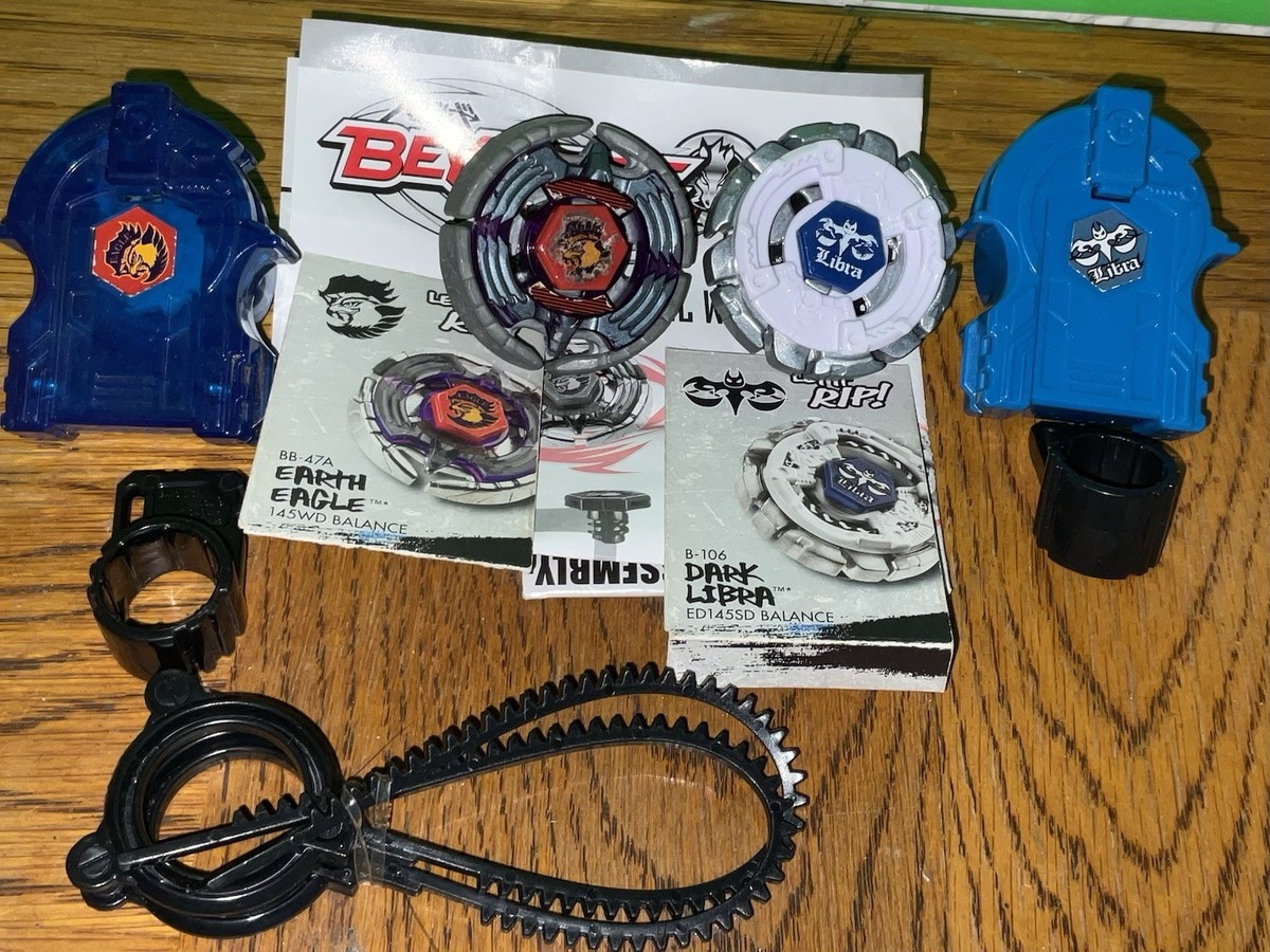2011 Hasbro Beyblade Metal Masters Wing Smash 2 Pack Earth Eagle