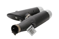 Auspuff Endtopf Schalldämpfer doppel Abgasrohr Ducati Hypermotard 1100 09-09