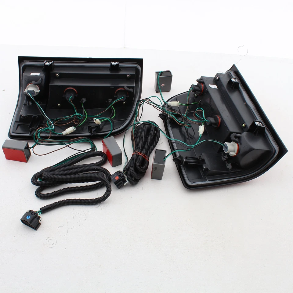 Pair Anzo 311047 Rear Red Housing Clear LED Tailight for 2007-13 Silverado 1500 - Image 4 of 4