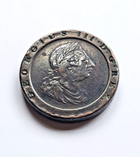 1797 George III 3rd Cartwheel Twopence Coin. 2d