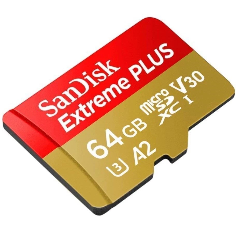 Speicherkarte SanDisk Extreme Plus Micro SDXC 64 GB Class 10 UHS-I/U3 A2 V30 - Bild 2 von 2