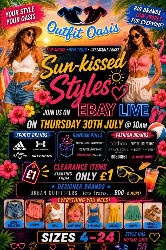 Sun-Kissed Styles New With & Without Tags