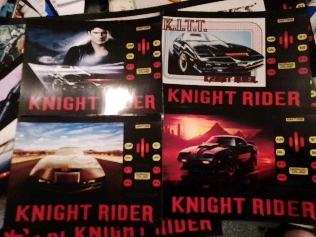 Knight Rider Dark Knight ED. 16 Glossy Unofficial 7x5ins Lobby Cards. New. - Image 2 of 4
