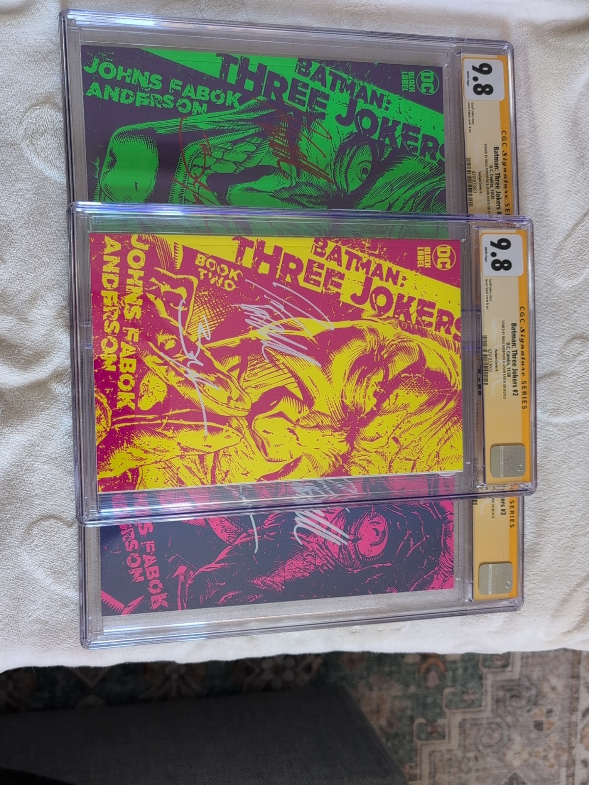 Batman Three Jokers 1, 2, 3 1:25 Ratio Incentive Variant Full Set Run DC Comics