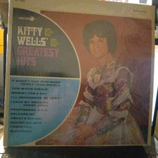Kitty Wells - Greatest Hits OG LP, Decca Records, UC, DL 75001, 1968