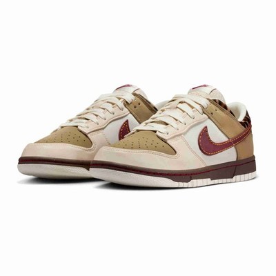 Nike Dunk Low Khaki Team Red IM6687-262 Women Size