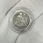 1889-P 10c Seated Liberty Silver Dime Philadelphia Ten Cent US Type Coin